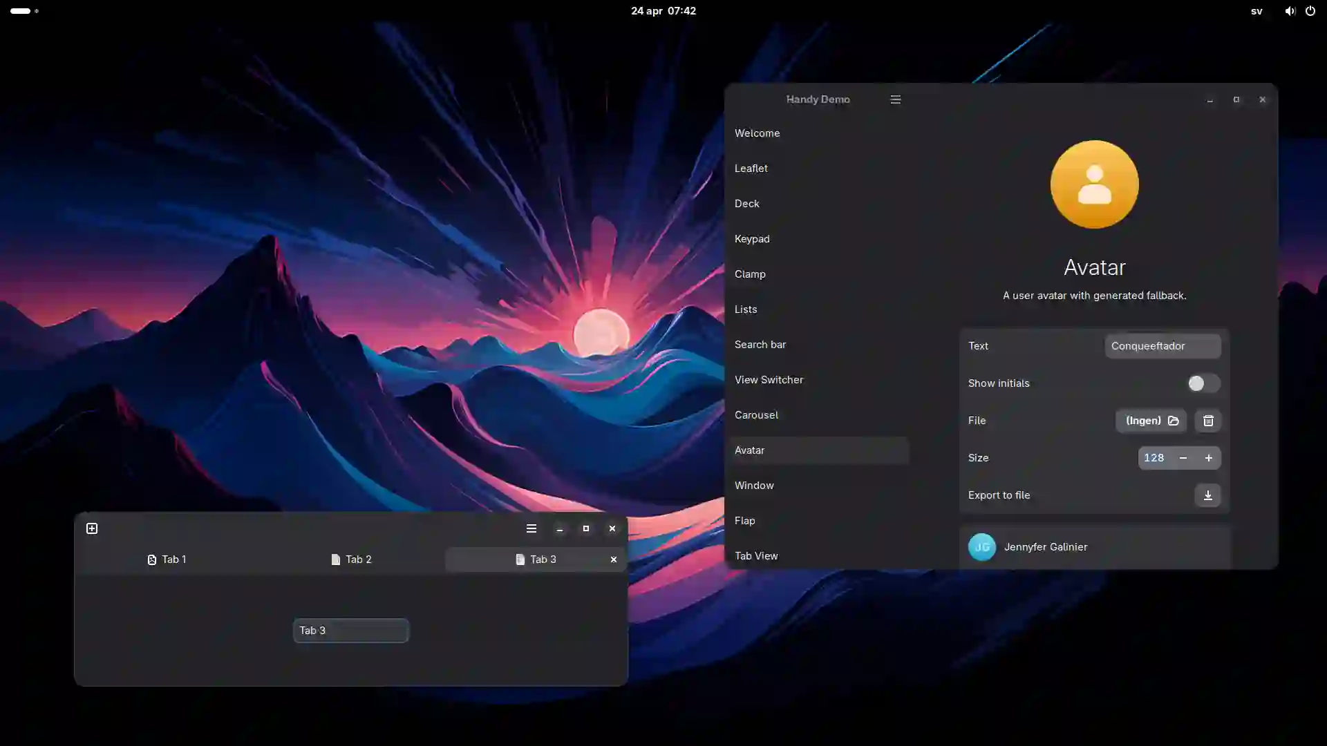 Dark preview from adw-gtk3
