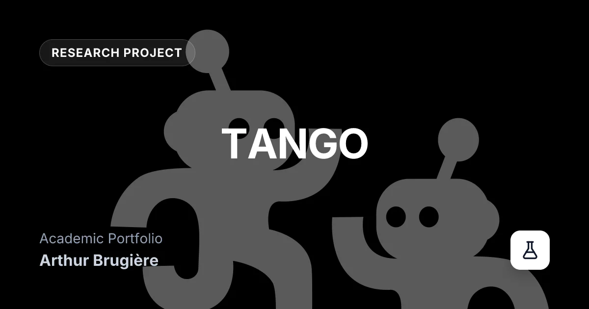 TAngible iNterface thought Gama Orchestration (TANGO)